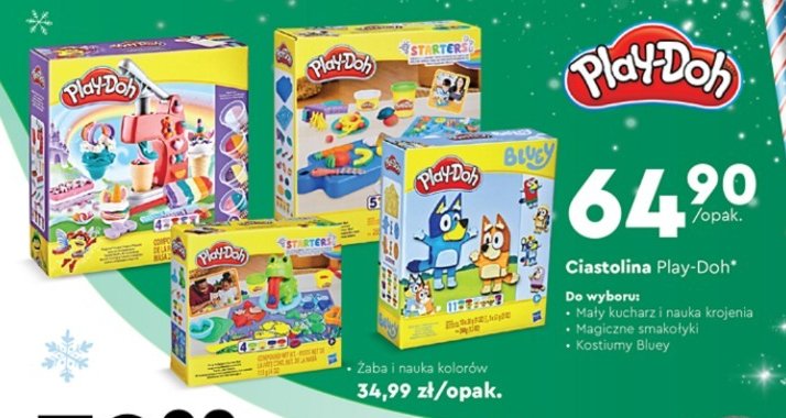 Kostiumy bluey Play-doh promocja