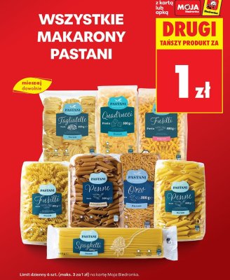 Makaron Tagliatelle promocja w Biedronka