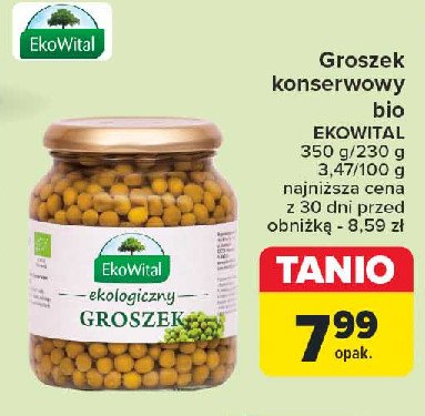 Groszek zielony Ekowital promocja