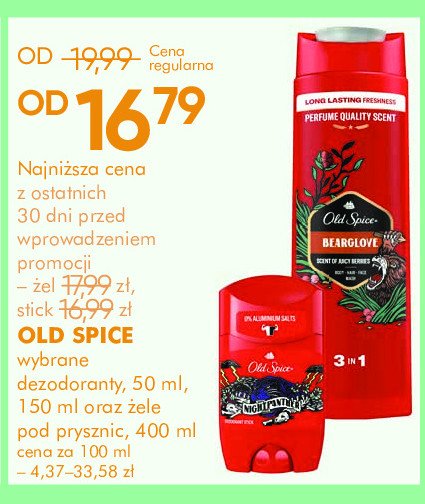 Żel pod prysznic Old spice promocja