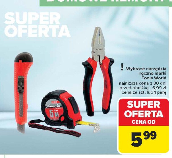 Nóżyk Tools world promocja w Carrefour