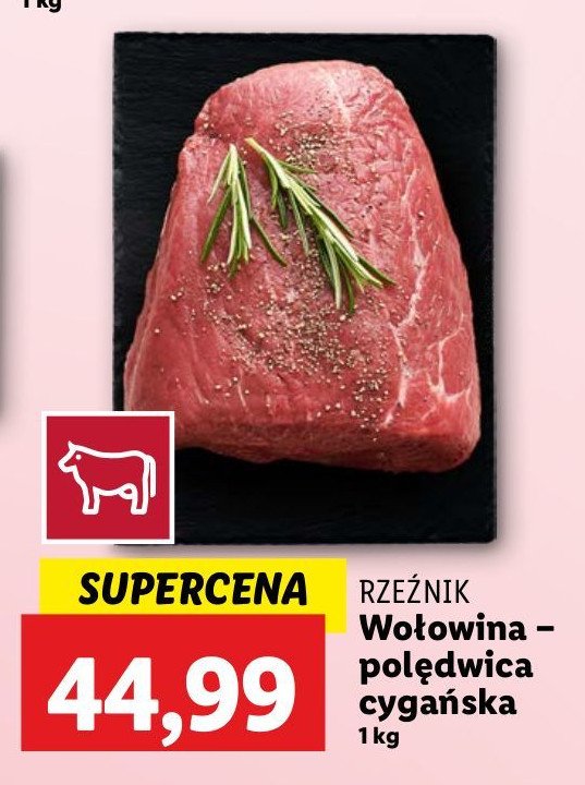 Polędwica cygańska wołowa Rzeźnik codzienna dostawa promocja w Lidl