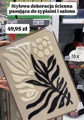 Dekoracja ścienna różne warianty promocja w Action