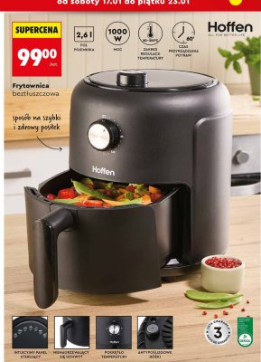 Frytownica beztłuszczowa Hoffen promocja w Biedronka