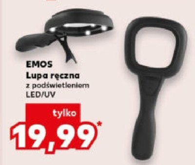 Lupa ręczna z podświetleniem LED/UV promocja w Kaufland