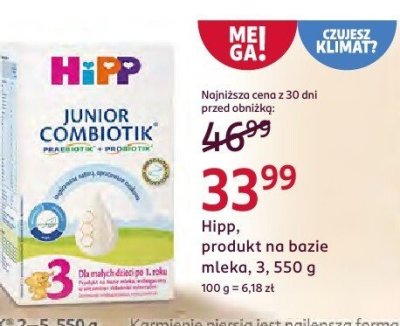 Produkt na bazie mleka 3 promocja w Rossmann