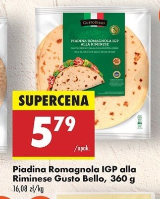 Piadina romagnola igp alla riminese Gustobello promocja