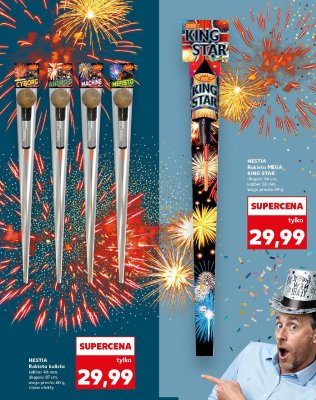 Rakieta MEGA KING STAR promocja w Kaufland
