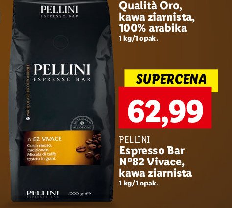 Kawa vivace Pellini espresso bar promocja