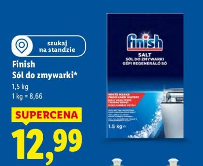 Finish Sól do zmywarki promocja w Lidl
