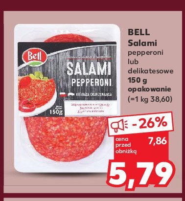 Salami pepperoni Bell polska promocja