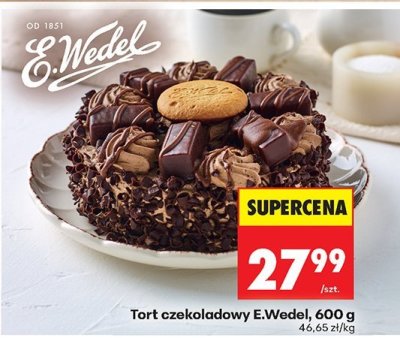Tort czekoladowy E.Wedel promocja w Biedronka