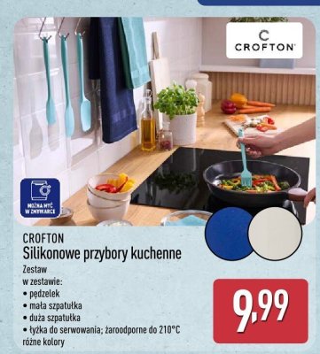 Silikonowe przybory kuchenne CROFTON promocja w Aldi
