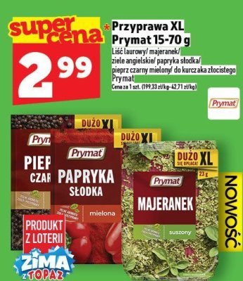 Przyprawa XL Prymat 15-70 g promocja w TOPAZ