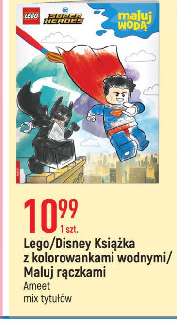 Kolorowanki wod膮 lego super heroes promocja