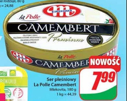Ser camembert Mlekovita promocje