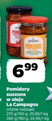 Pomidory suszone w oleju promocja w Netto
