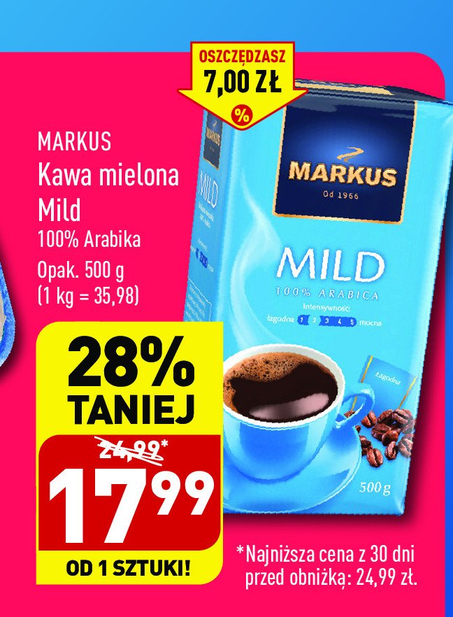 Kawa Markus mild promocja