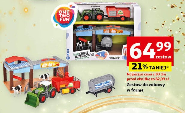 Zestaw farma One two fun promocja w Auchan