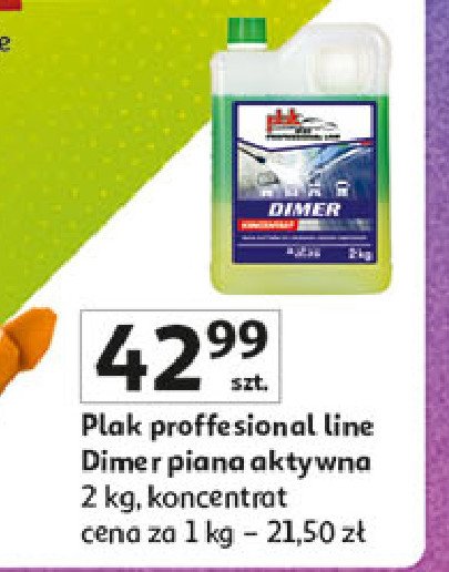 Płyn do mycia wszystkich powierzchni dimer Plak promocja w Auchan