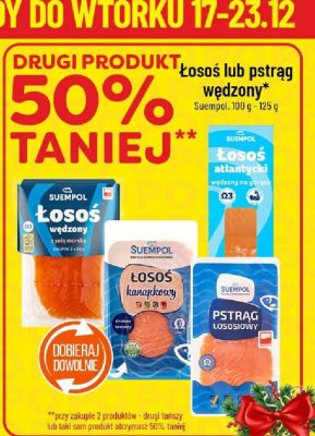 Łosoś lub pstrąg wędzony Suempol promocja w POLOmarket