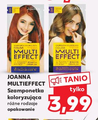 Szamponetka 015 Joanna multi effect color promocja