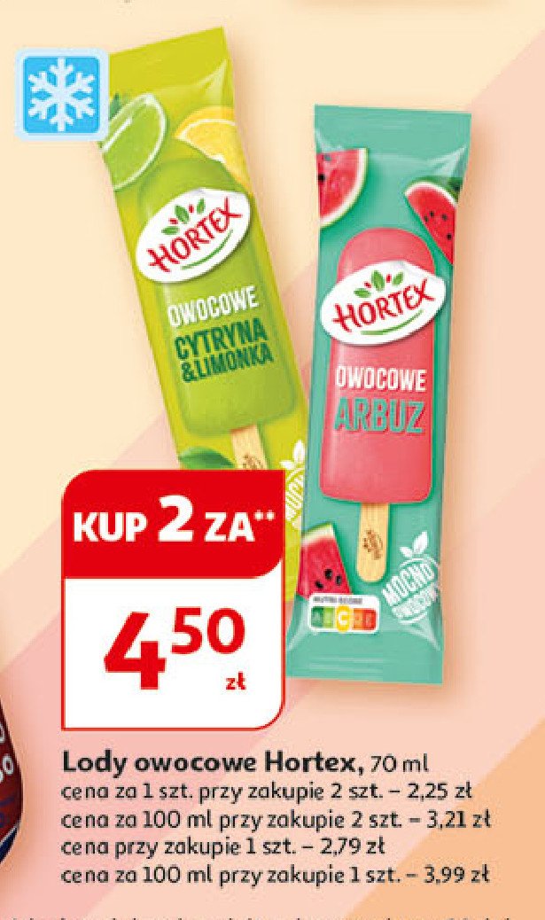 Lody cytrynka-limonka Hortex promocja