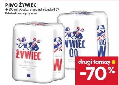 Piwo Żywiec 4x500 ml promocja w Stokrotka
