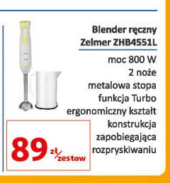Blender zhb4551l Zelmer promocje