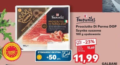 Szynka Favourites Prosciutto Di Parma DOP promocja w Kaufland