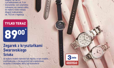 Zegarek damski Swarovski crystals promocja