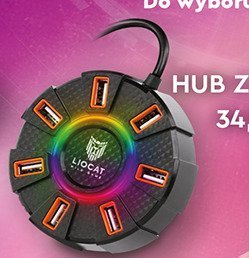 Hub z 7 portami  promocja w Biedronka