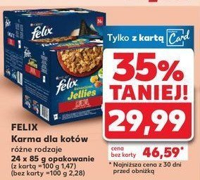 Karma dla kota wiejskie smaki w galaretce PURINA FELIX SENSATIONS JELLIES promocja w Stokrotka