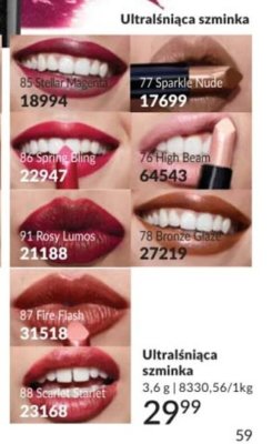 Szminka ultraślniąca promocja w AVON