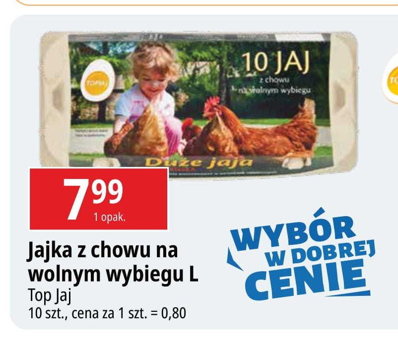 Jaja z wolnego wybiegu kl. l promocja