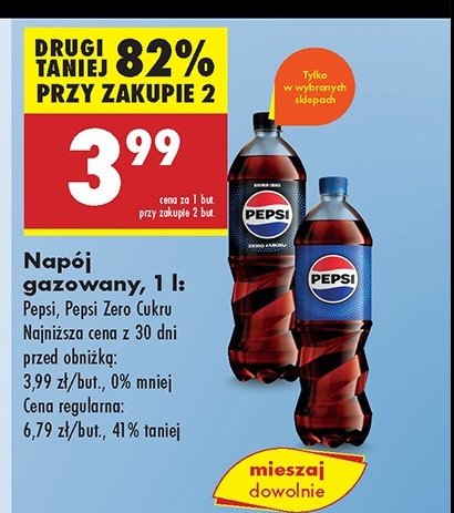 Napój Pepsi promocja w Biedronka