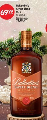 Whisky Ballantine's Sweet Blend 0,7l promocja w Żabka