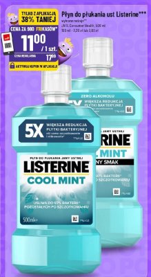 Płyn do płukania ust Listerine Cool Mint promocja w POLOmarket
