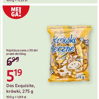 Krówki mleczne Das exquisite promocja w Rossmann