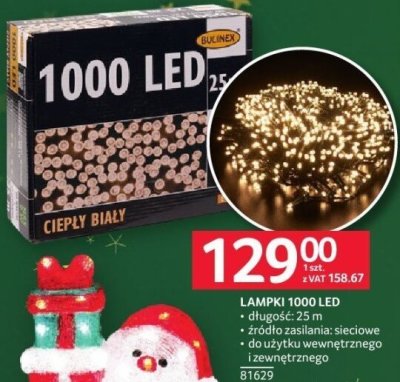 Lampki 1000 LED promocja w Selgros