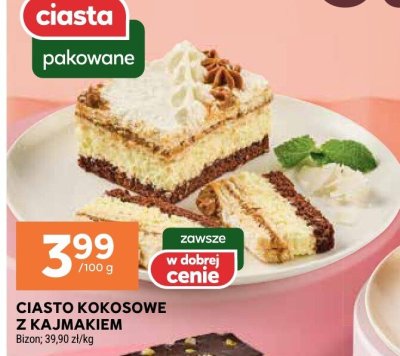 Ciasto kokosowe z kajmakiem promocja w Stokrotka