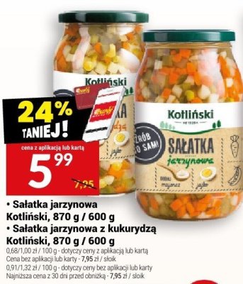 Sa艂atka jarzynowa promocja w Tw贸j Market