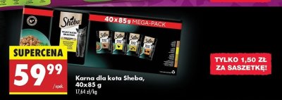 Karma dla kota drobiowe smaki Sheba selection promocja