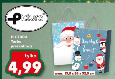 Torba prezentowa PICTURA promocja w Kaufland