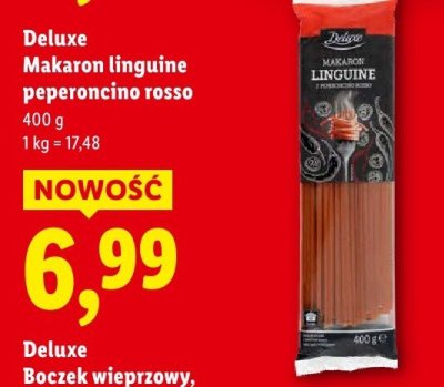  Makaron linguine peperoncino rosso promocja w Lidl