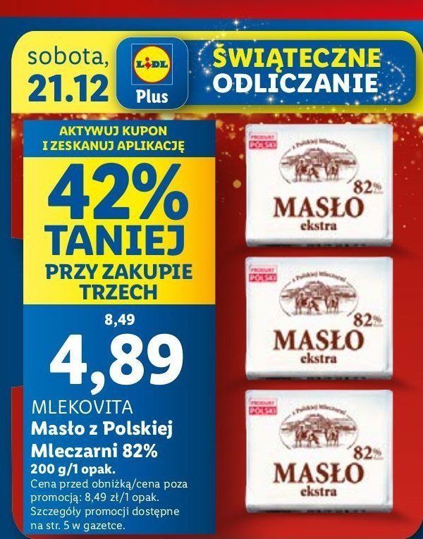 Masło ekstra promocja