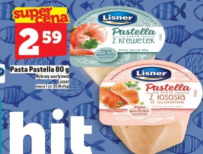 Pasta Pastella z krewetek 80 g promocja w TOPAZ