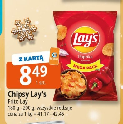 Chipsy Lay's Papryka Frito Lay promocja w Leclerc