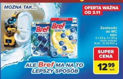 Zawieszki do WC, różne rodzaje Bref promocja w Carrefour