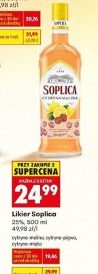 Likier Soplica cytryna-malina 25% 500 ml promocja w Biedronka